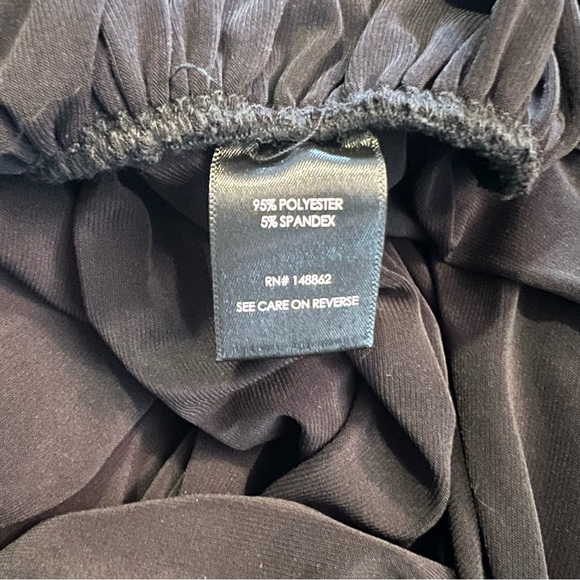 Torrid Side Gathered Black Dress Size 2 - Picture 13 of 16